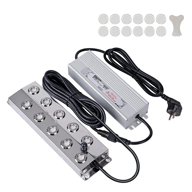 2/4/6/8/10/12 Hoofd DC45V Ultrasone Luchtbevochtiger Mist Maker Fogger Machine 220/110V Waterdichte Voeding Mistspuit Generator