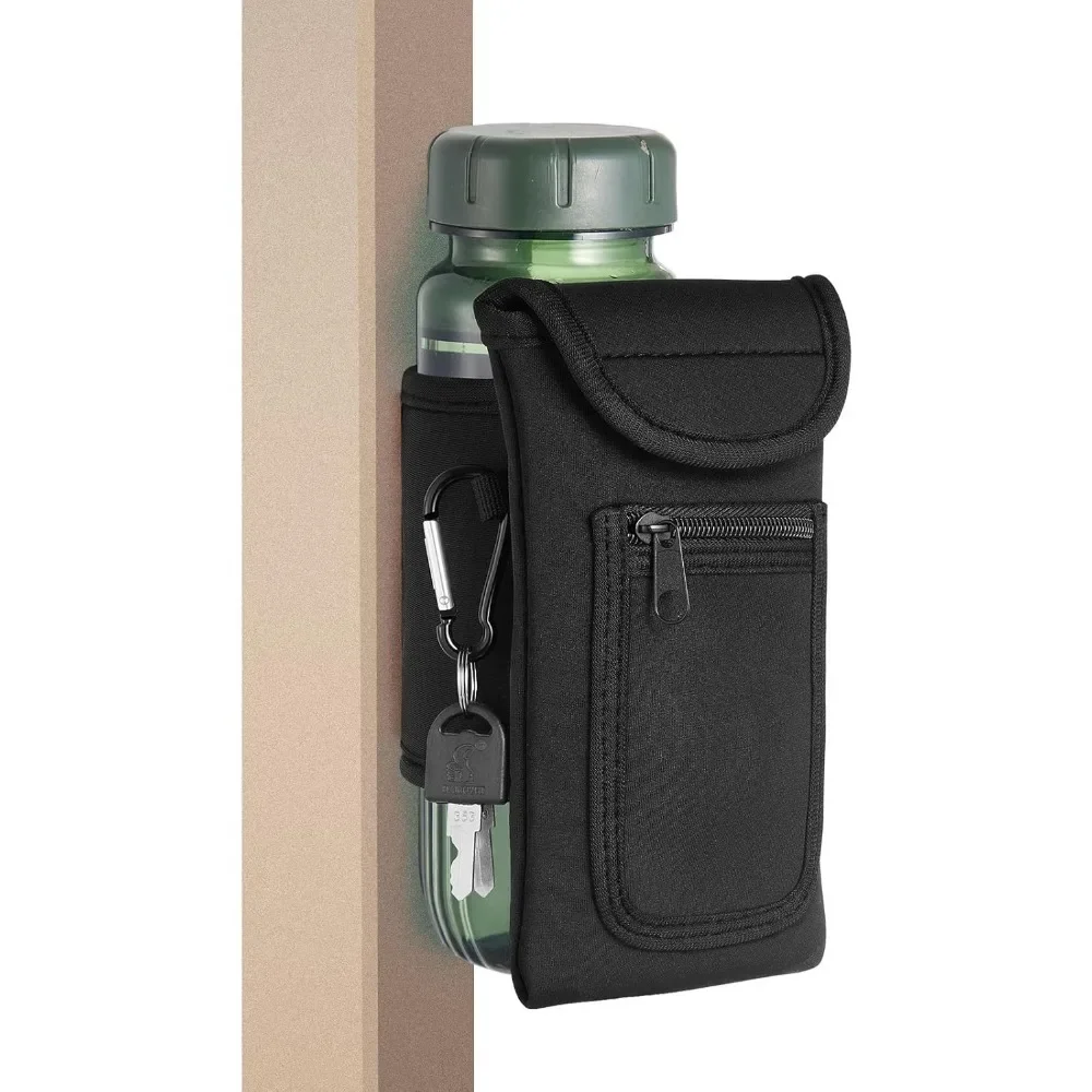 Magnetic Water Bottle Holder Water Bottle Holder Gym Accessories Water Bottle Holder with Key Pocket Mobile Phone SIM Card