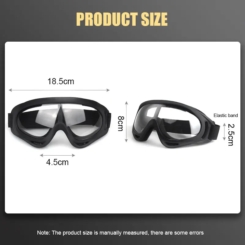 Retro Motorcycle Goggles Outdoor Sport Safety Glasses Skiing Windproof Goggle Glasses Eye Protection Motorcycle Accessories