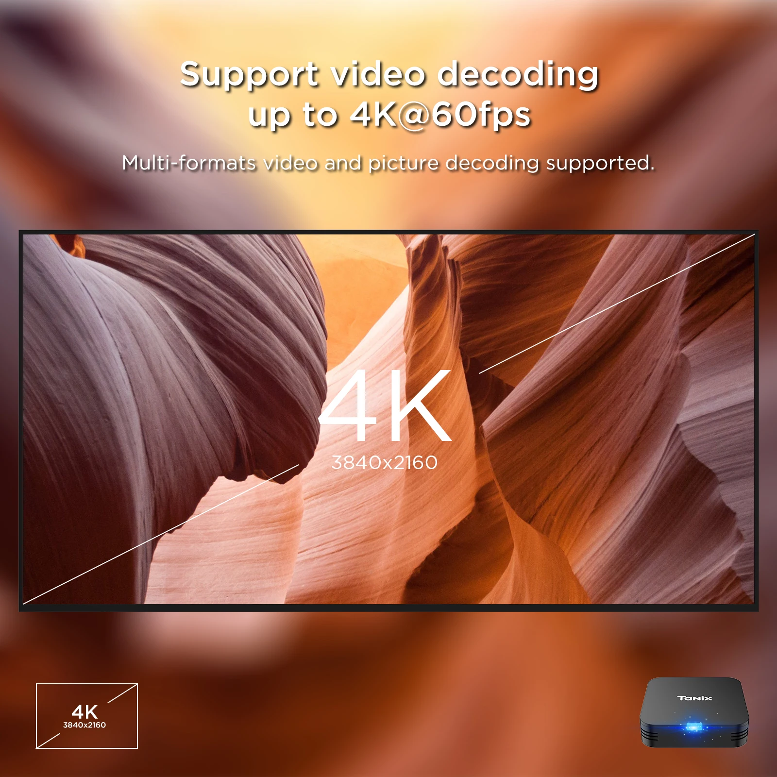 الأصلي Tanix TX1 أندرويد 10 TV Box 2.4G WIFI 4K 16GB 8GB مشغل الوسائط العالمية MINI Set Top Box