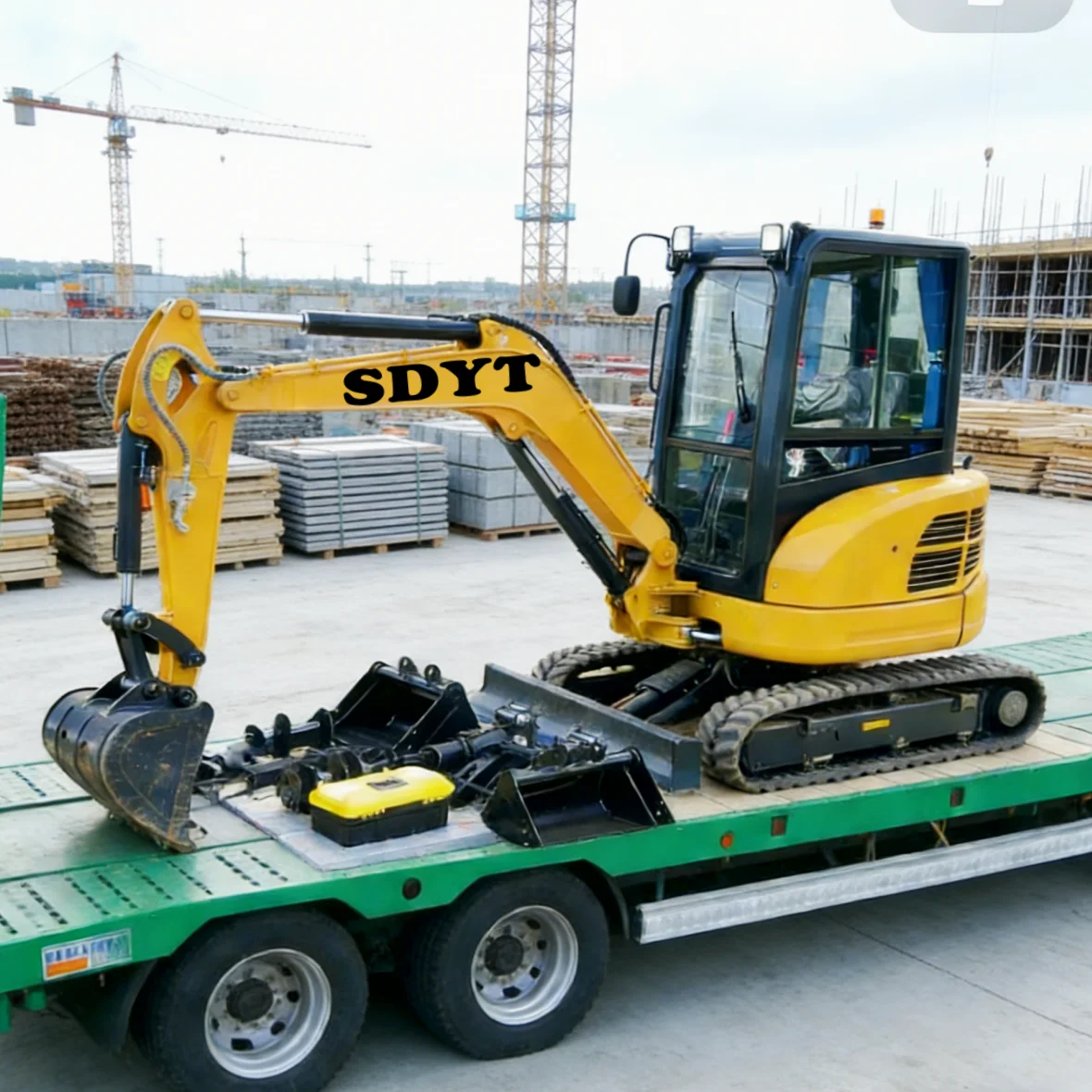 

Мини-экскаватор на заказ, 3,5 тонны, гидравлический, с двигателем EPA, компактный дизайн для сада, фермы, ландшафтных работ