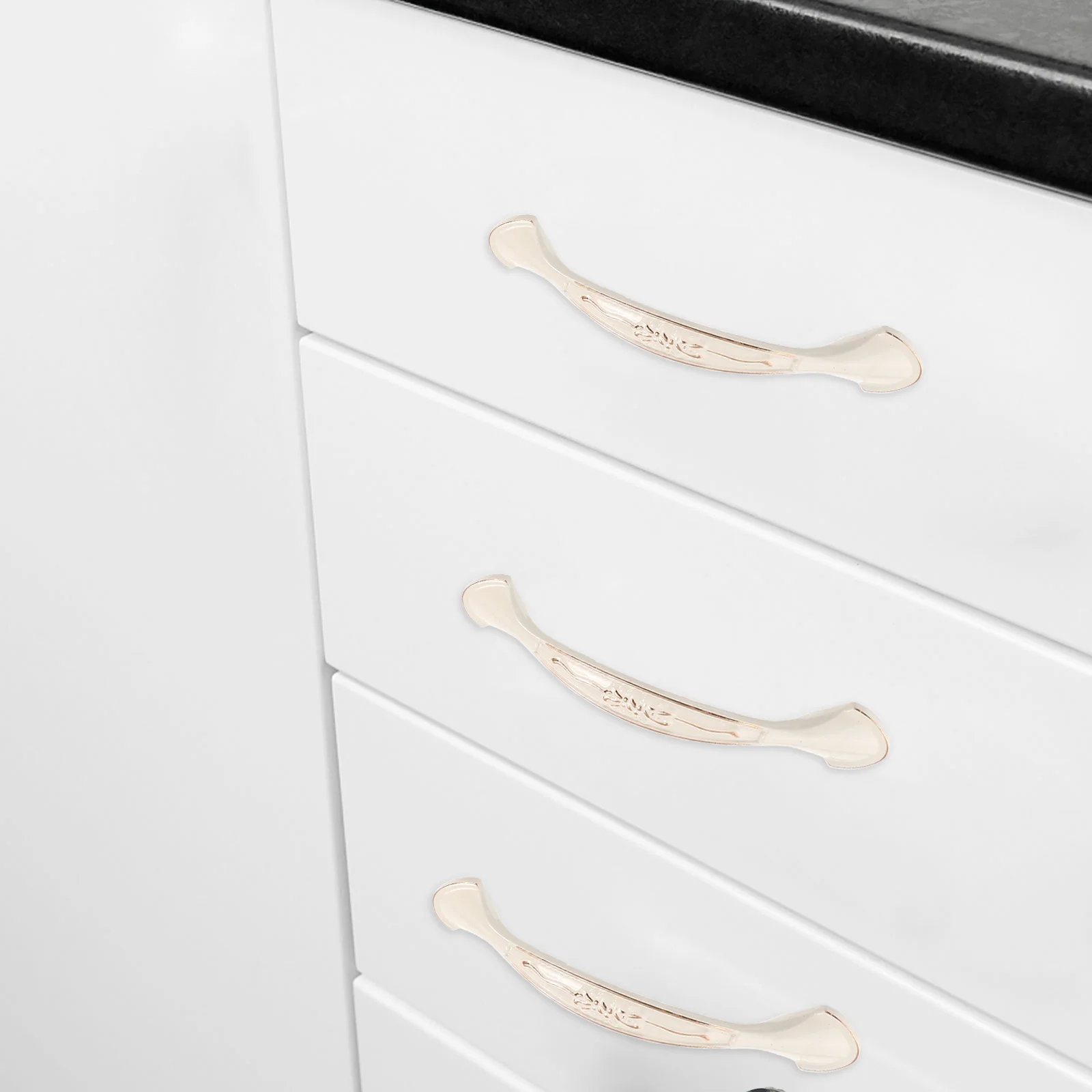 

5Pcs Zinc Alloy Cabinet Handles Durable Drawer Pull Handles for Wardrobe Furniture Home Use Zinc Alloy Handle Drawer Handle