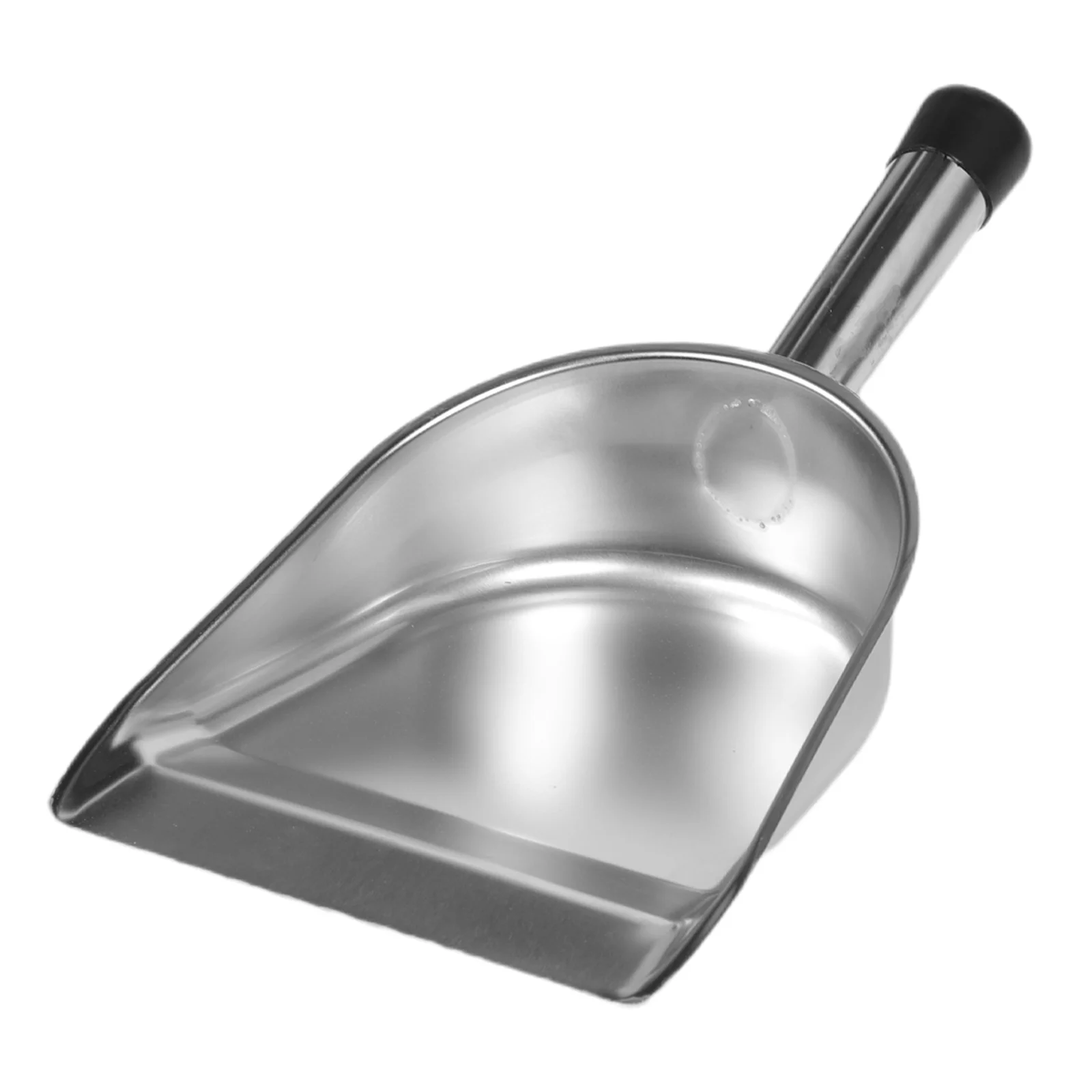 Stainless Steel Dust Pan Metal Trash Shovel Handle Handheld Dust Pan Wide Scooper