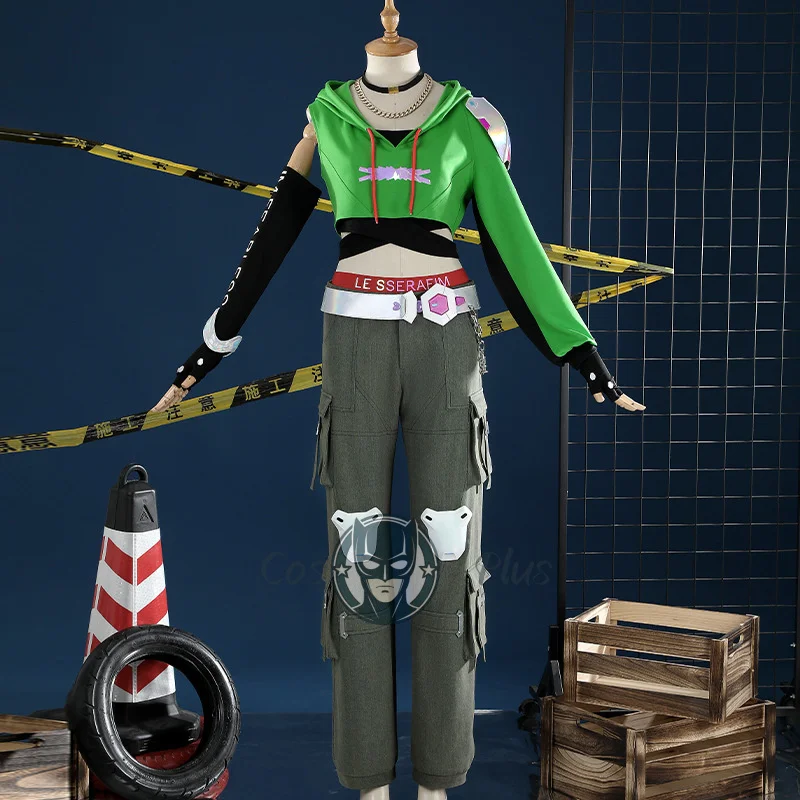 

Game OW Cosplay K-Pop Costume Illari Quispe Ruiz Vest Pants Idol Girls Sexy Outfit Women Halloween Party