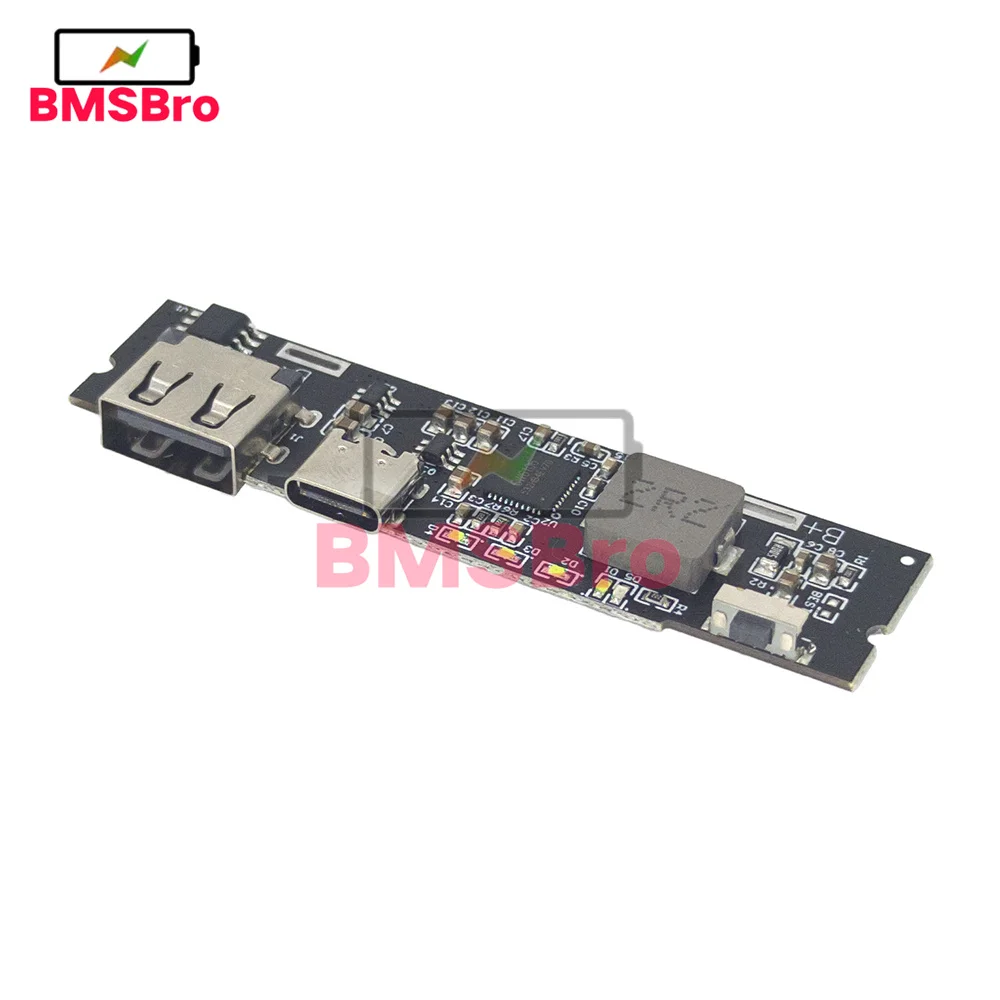 18W Type-C Fast Quick Charger Board PD QC AFC FCP PE SFCP Power Bank Charging Power Supply Module 18650 Lithium Battery Module