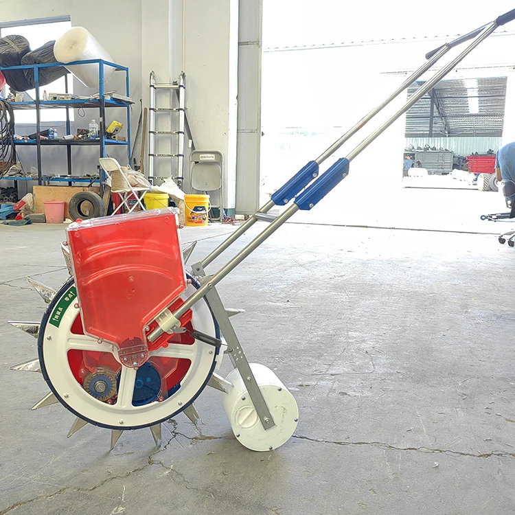 Farm Machinery Manual Peanut Broad Bean Soybeans Planter Hand Push Corn Sorghum Seeder