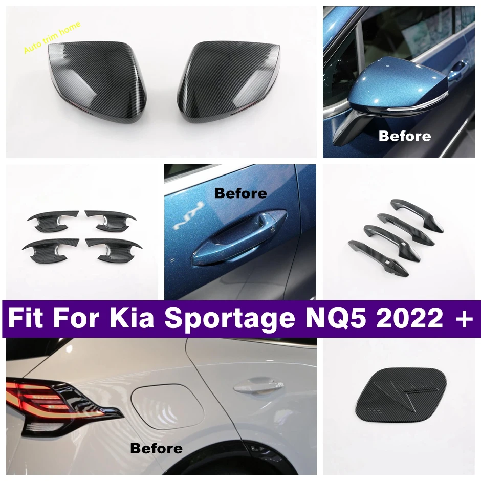 

Outside Door Handle Bowl / Rearview Mirror / Oil Gas Tank Protector Cap Cover Trim Fit For Kia Sportage NQ5 2022 2023 2024