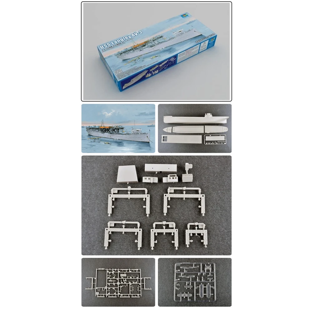 

Trumpeter 05632 1/350 Scale US USS Langley AV-3 AV3 Aircraft Carrier Ship Boat Assembly Plastic Model Craft Building Kit