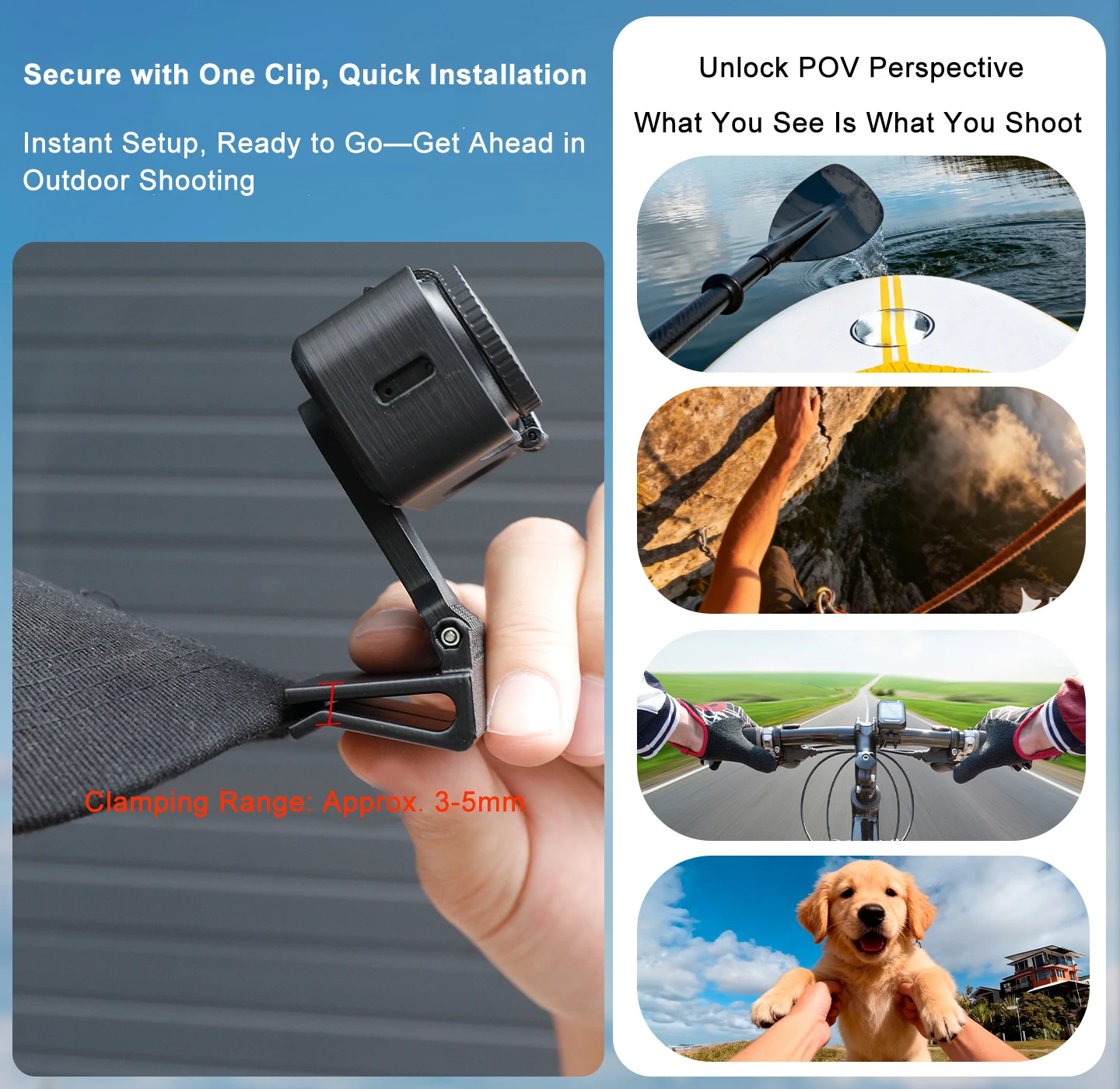 

for DJI osmo nano Hat Clip Action Camera Baseball Cap Brim Clip Fixing Bracket Thumb Motion Camera Cap Clip Accessories