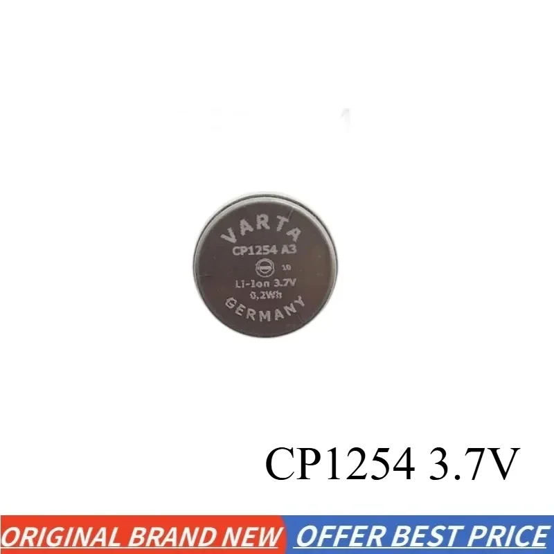 CP1254 A3 Valta 3.7V for WF1000X 1000XM3 JABRA ROX H5 SP900 SP800N Bluetooth headset Rechargeable lithium battery Button cell