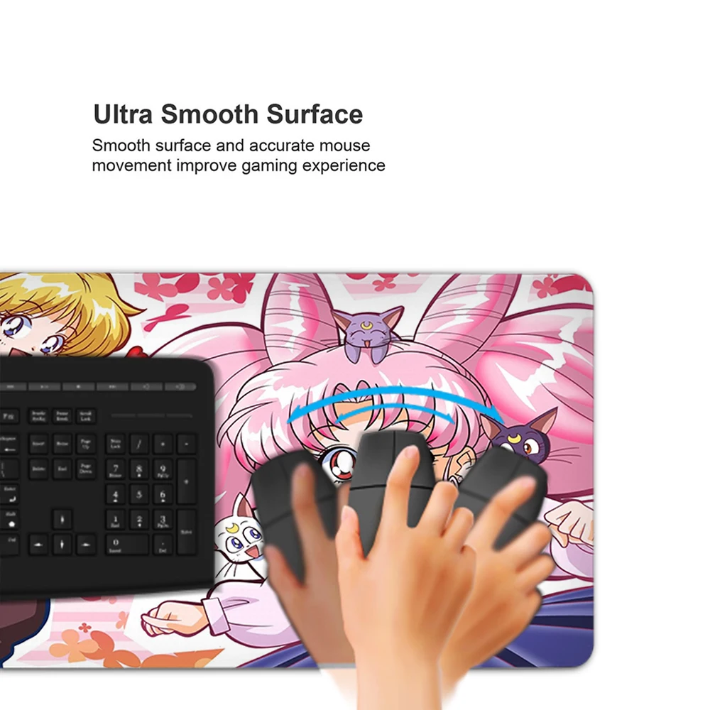 Imagem -05 - S-sailor Moon Tapete do Rato xl Teclado Pad Computador e Mesa de Escritório Mats Playmat Tapete de Mesa Gamer Cabinet Pads Mousepad