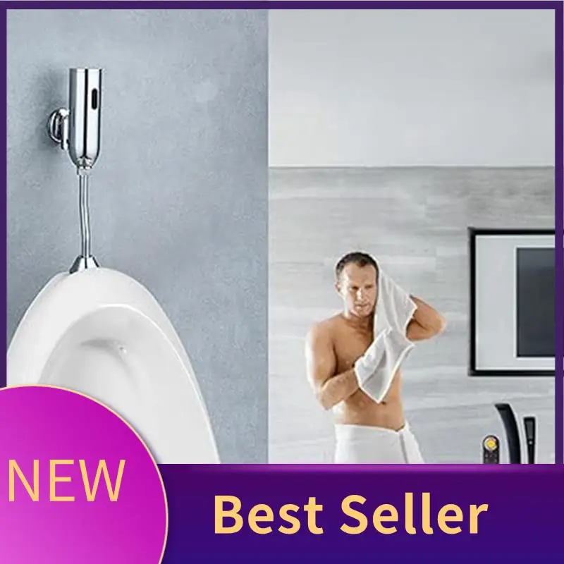 

Urinal Sensor Flush Valve Urinal Flush Valve Wall-Mounted Urinal Flusher Urinal Automatic Flusher Hotel Bathroom Water Saving