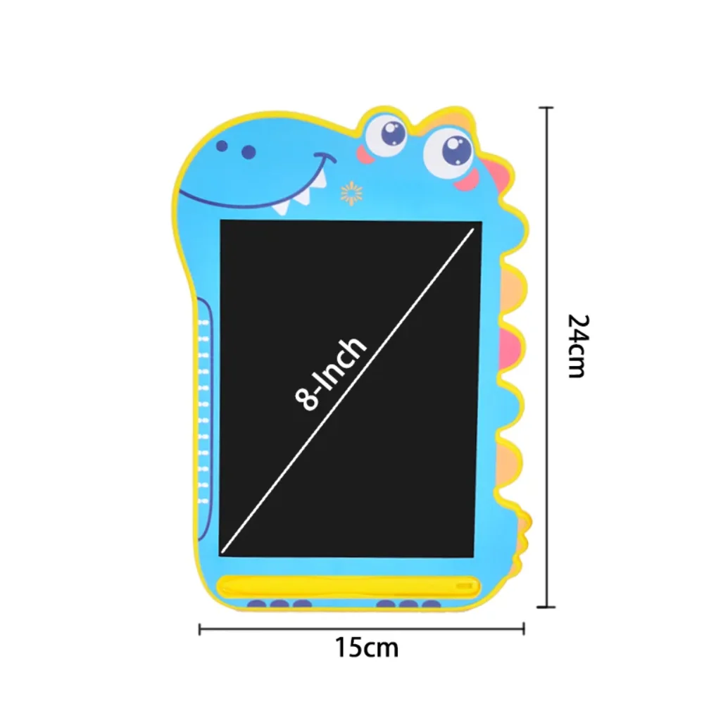 Dinosauro portatile Tavolo da disegno digitale per bambini Giocattolo Cartoni animati elettronici Tavoletta da scrittura Cancellabile LCD Disegno Graffiti Board Regalo per bambini