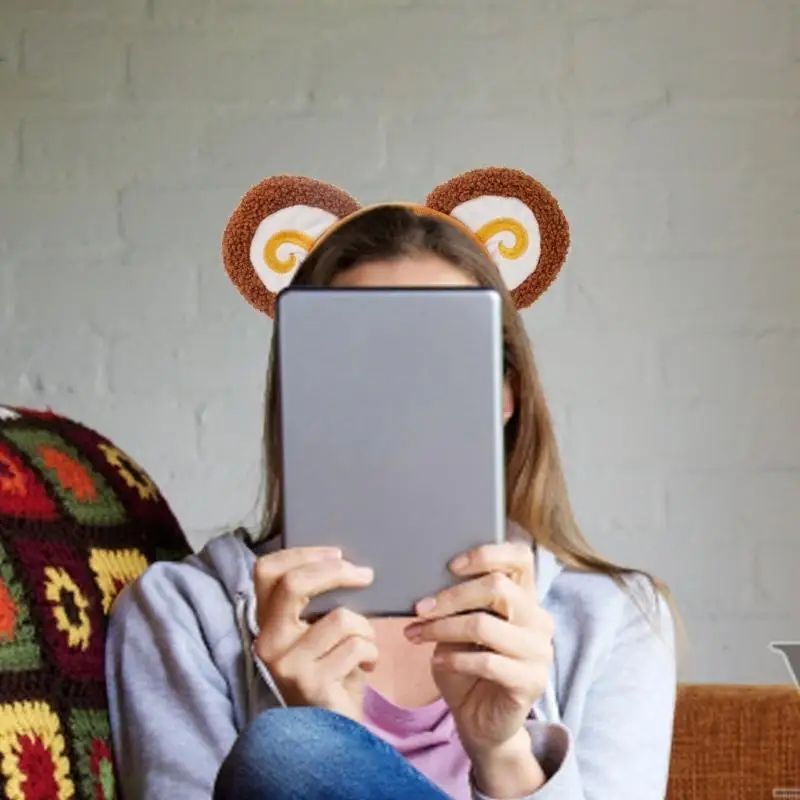 Śliczne opaski na uszy zwierząt obręcz do włosów rekwizyty na imprezy tematyczne dla dzieci dorośli Halloween