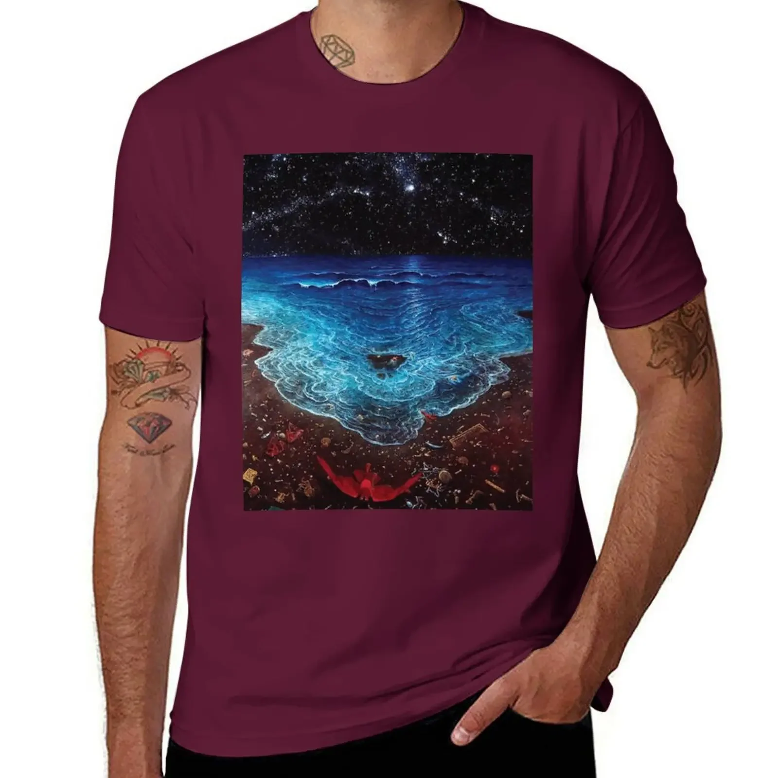 Zdzislaw beksinski t-shirt customs progetta i tuoi vestiti estetici camicie magliette grafiche funnys magliette in cotone da uomo