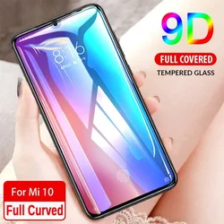 9D All Glue Full Coverage Tempered Glass for Xiaomi Mi 10 Pro Lite Note 10 Lite Phone Glass For Redmi Note 8 9S Pro Max K30 Pro