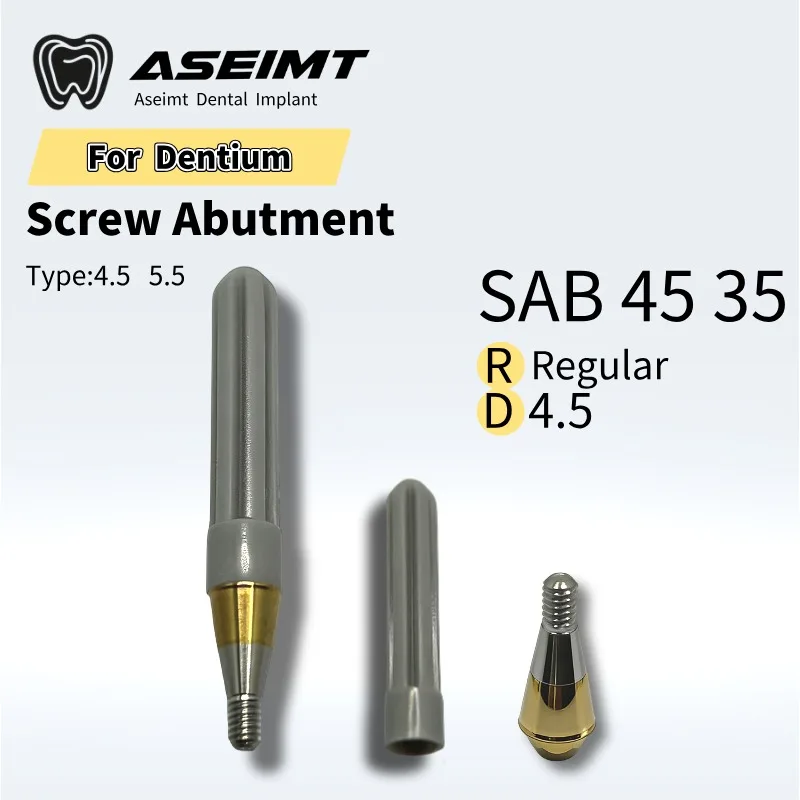 Dental for Dentium Compatible Titanium Dental Abutment Multi-Unit Straight for Full Arch Restoration OEM Custom Abutments