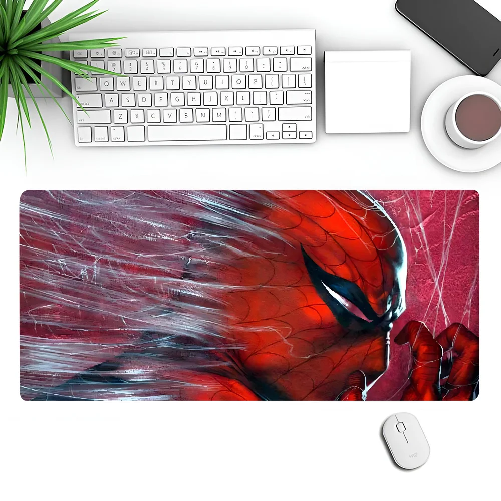 1pc Hot SpiderMans Watercolors Non-slip Mouse Pad Suitable For Office Computers Laptops E-sports Game Desk Mats XXL Keyboard