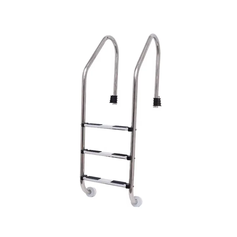 High Polished Stainless Steel Swimming Pool Ladder OEM Custom Above Ground Pool Stairs