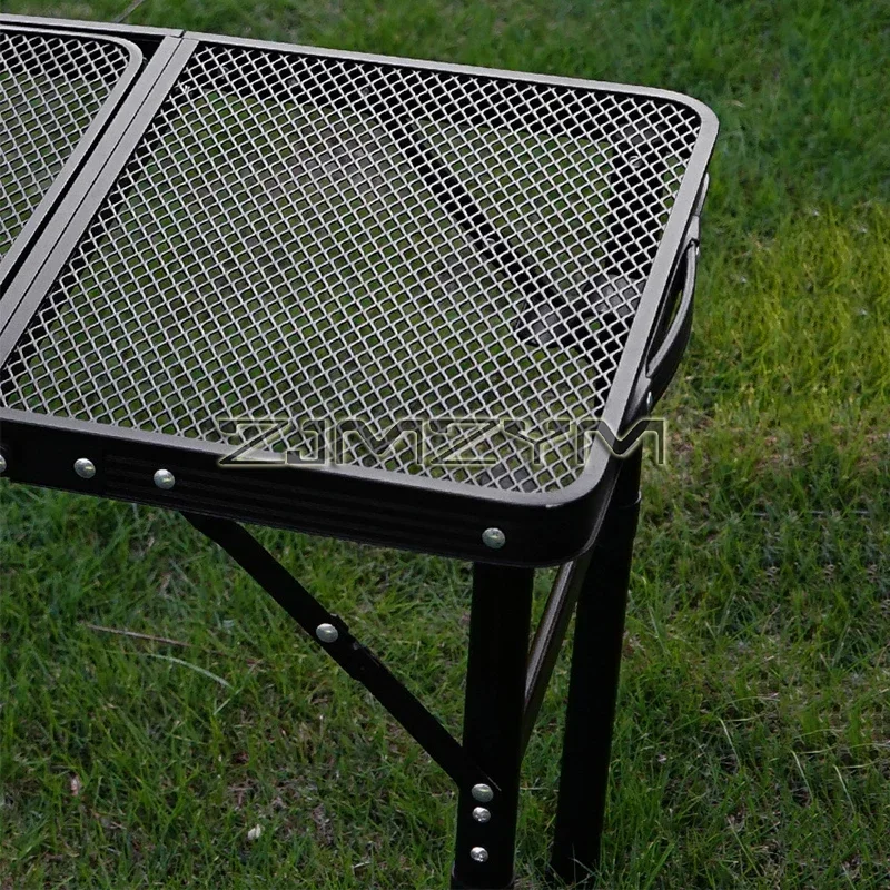 Outdoor Foldable IGT Table Barbecue Mesh Table Camping Foldable Portable Barbecue Table