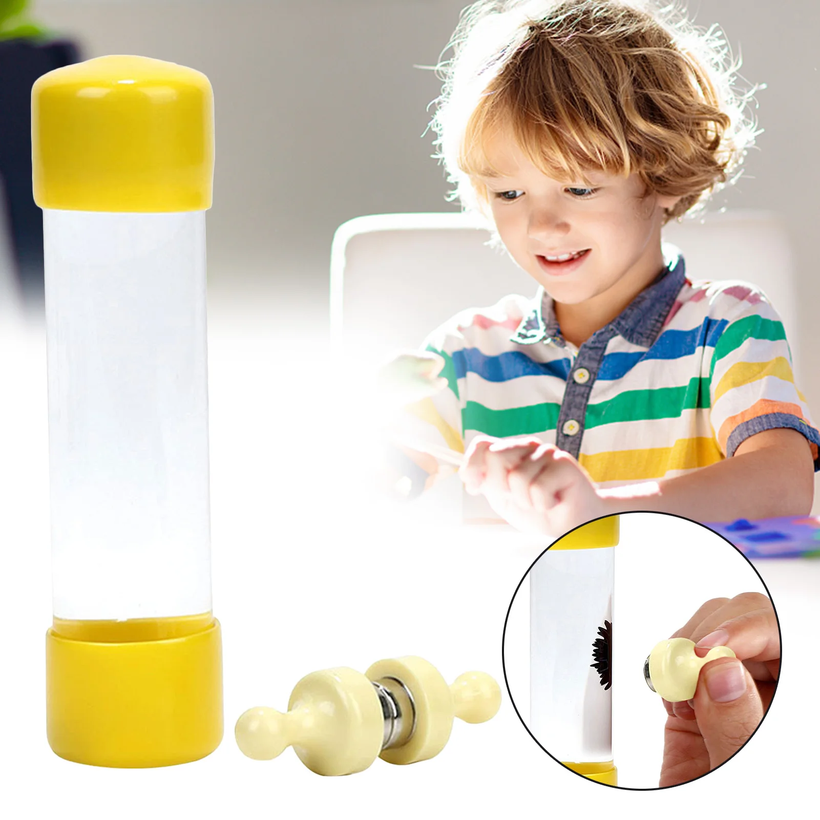 Magnetische vloeistofmagneet trekt vloeistof F fidget speelgoed aan Leuke natuurkunde Wetenschap ecompressiespeelgoed Anti-stress speelgoed voor kinderen, volwassenen