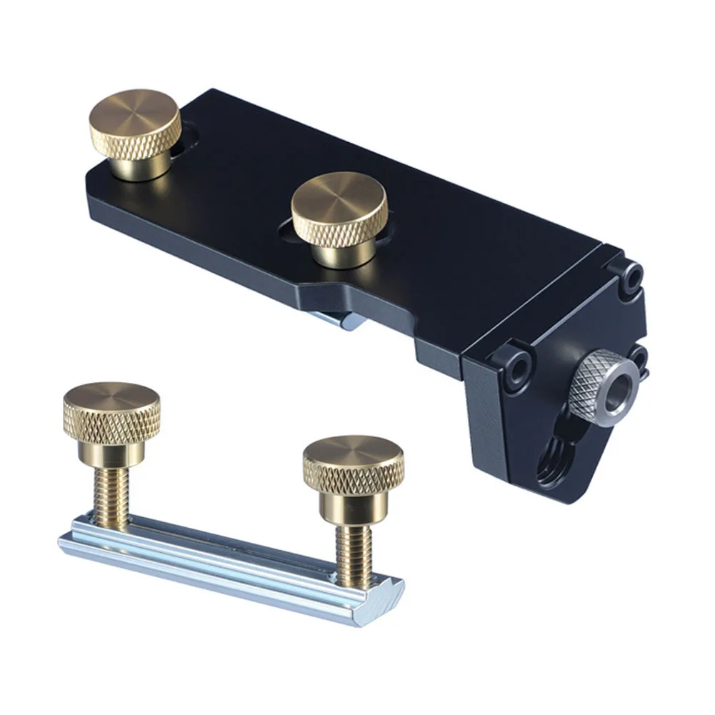 

Hole Punching Jig Extrusion Drill Jig Adjustable Stop Functionalitys Guide Drill Positioning Tapping Assistant Aluminum Profile