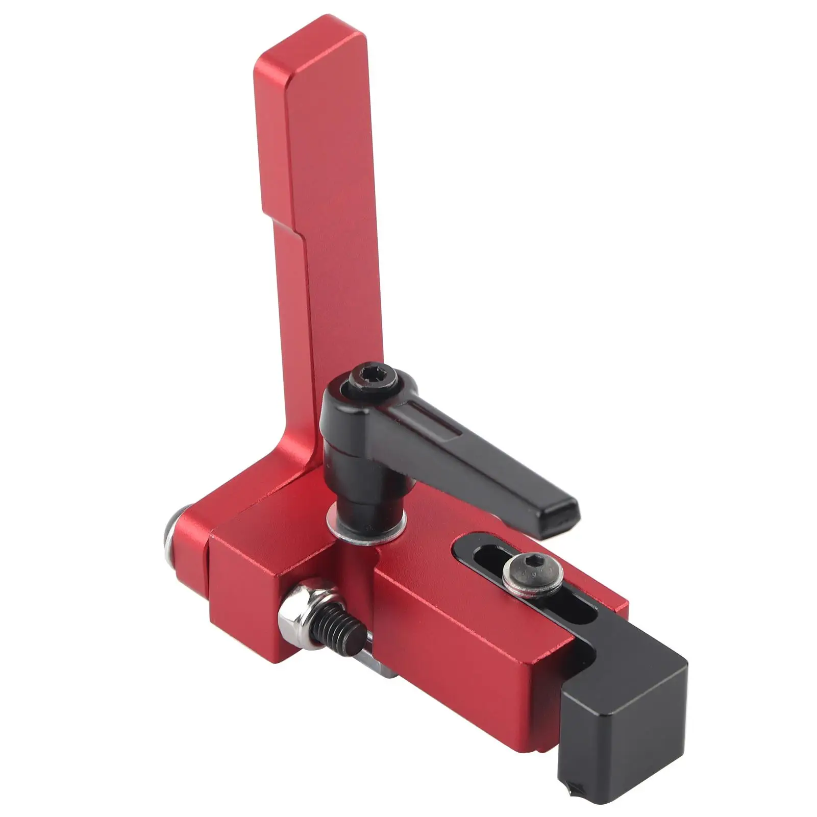 

Woodworking T Slot Stopper Type 75 Alloy Steel Miter Track Stop Block Sliding Bracket Chute Limiter Tool