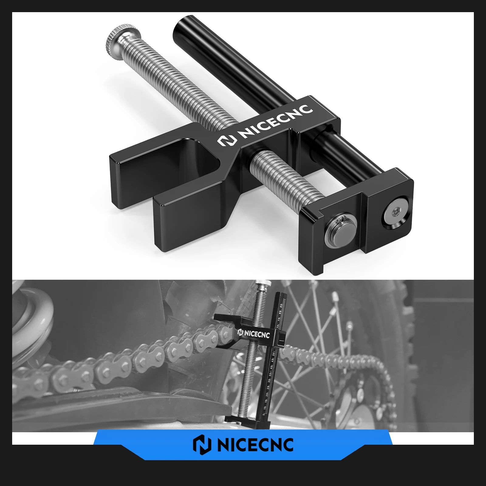 

Universal For 2025 2024 TM Racing MX 85 EN MX 300 250 144 125 EN MX 530FI 450FI 300FI 250FI 2010-2025 Chain Slack Adjuster Tool