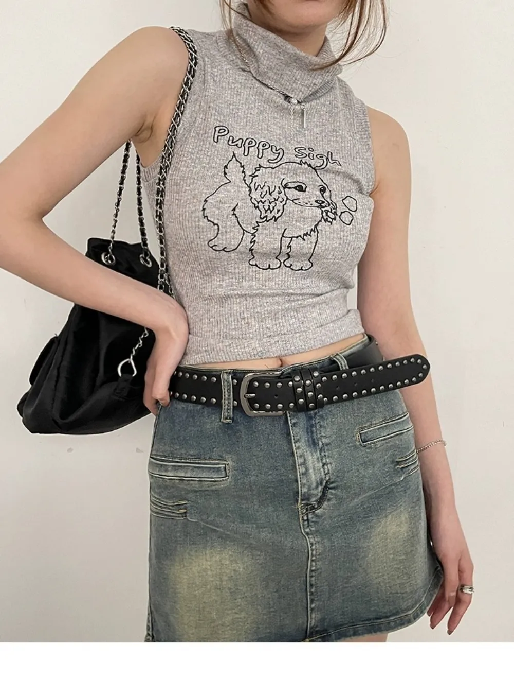 Mode Niet Gürtel Heavy Metal Gürtel Männer Frauen Punk Rock Stil Designer Gürtel Jeans Gürtel Y2K Gürtel Mode Dekoration frauen gürtel – Detail 2
