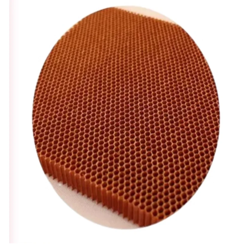 

Aramid honeycomb core is manufactured by coating Aramid paper sheets with phenolic resin