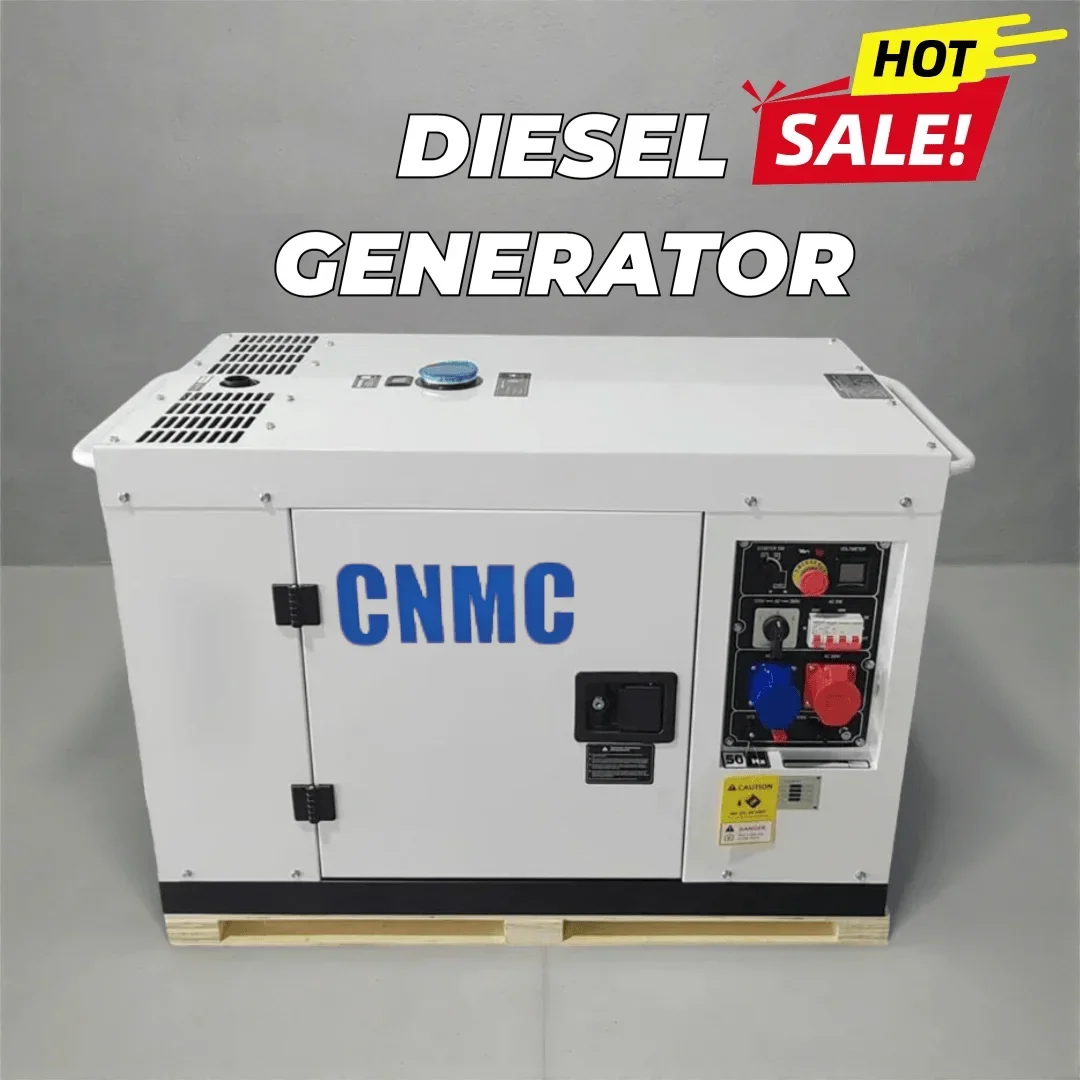 5KW 8KW 10KW Quiet Diesel Generator Lightweight Noiseless Customizable Ready To Use Rainstorm Power Outage Backup Generator