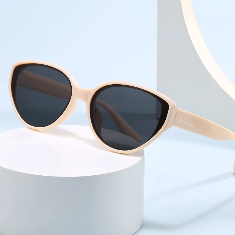 

Ретро солнцезащитные очки «кошачий глаз» в большой оправе, женские классические модные новые солнцезащитные очки INS, очки в толстой оправе, мужские очки унисекс