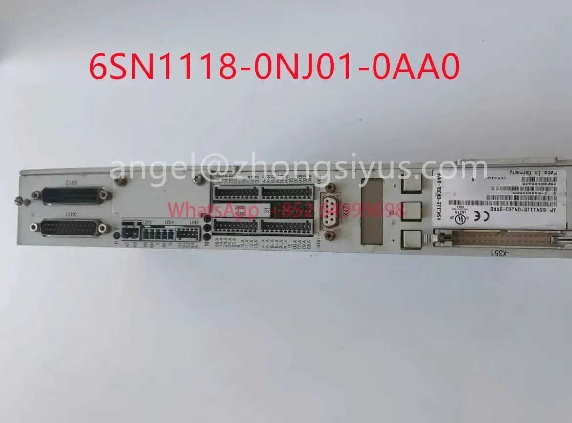 

6SN1118-0NJ01-0AA0 SIMODRIVE 611 U HR 1-axis Control Unit resolver speed/torque setpoint expandable by options