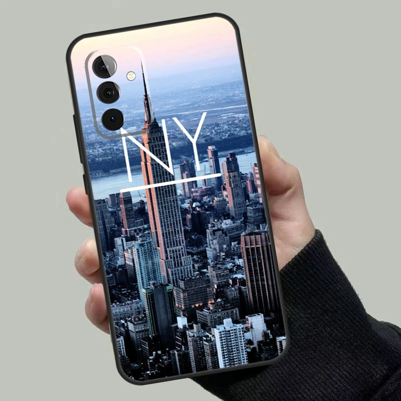 New York City Funda per Samsung Galaxy A14 A24 A34 A54 A72 A52 A32 A22 A12 A51 A71 A33 A23 A13 A53 Case