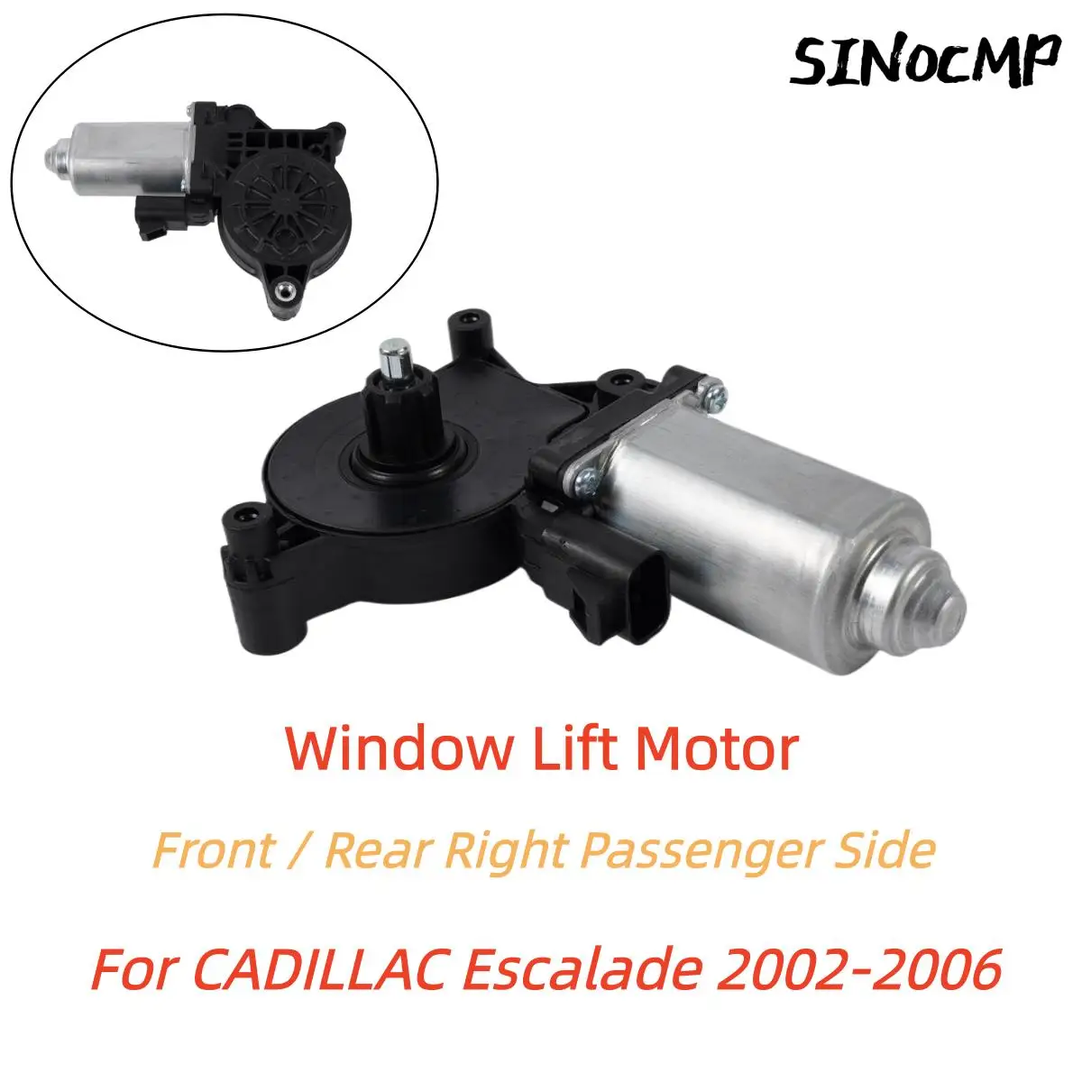 

1 шт. передний/задний правый двигатель подъема окна 15135971 для CADILLAC Escalade 2002-2006, двигатель подъема окна правого пассажира