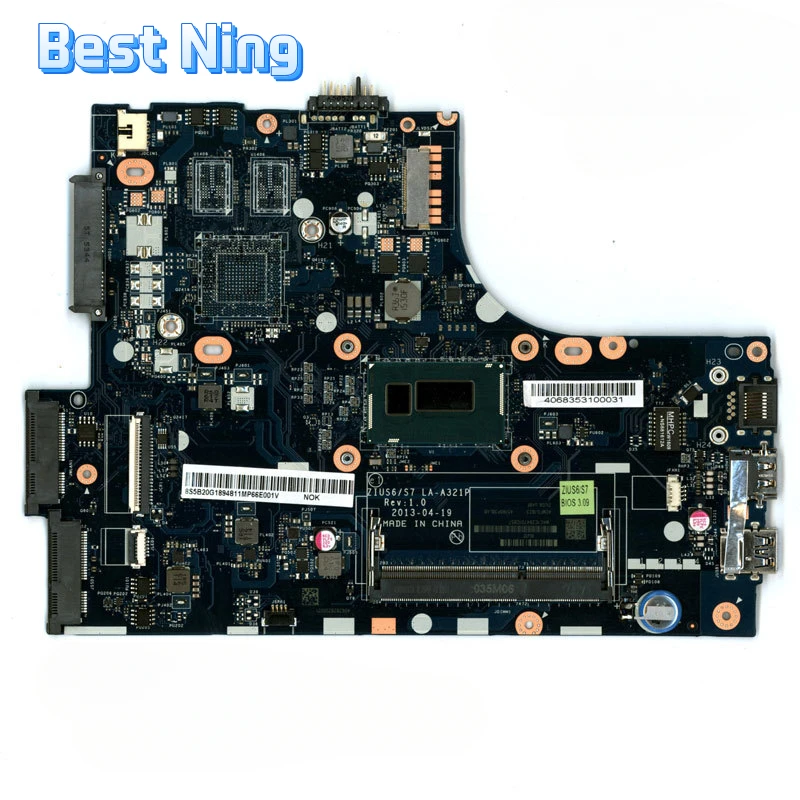 

Mainboard for Lenovo Ideapad S310 Laptop Motherboard with CPU I3-4030 UMA 100% Tested Ok