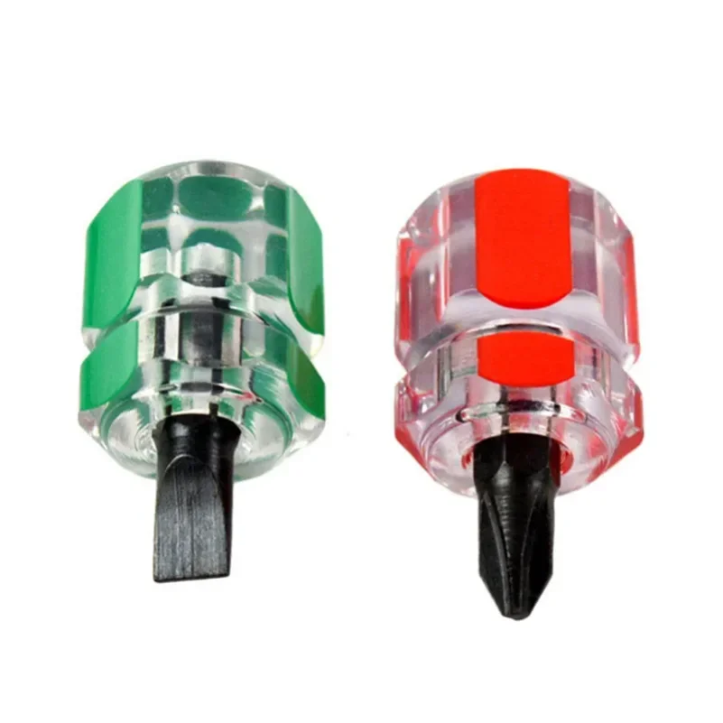 Screwdriver Kit Set Mini Small Portable Radish Head Screw Driver Transparent Handle Repair Hand Tools Precision Car Repair