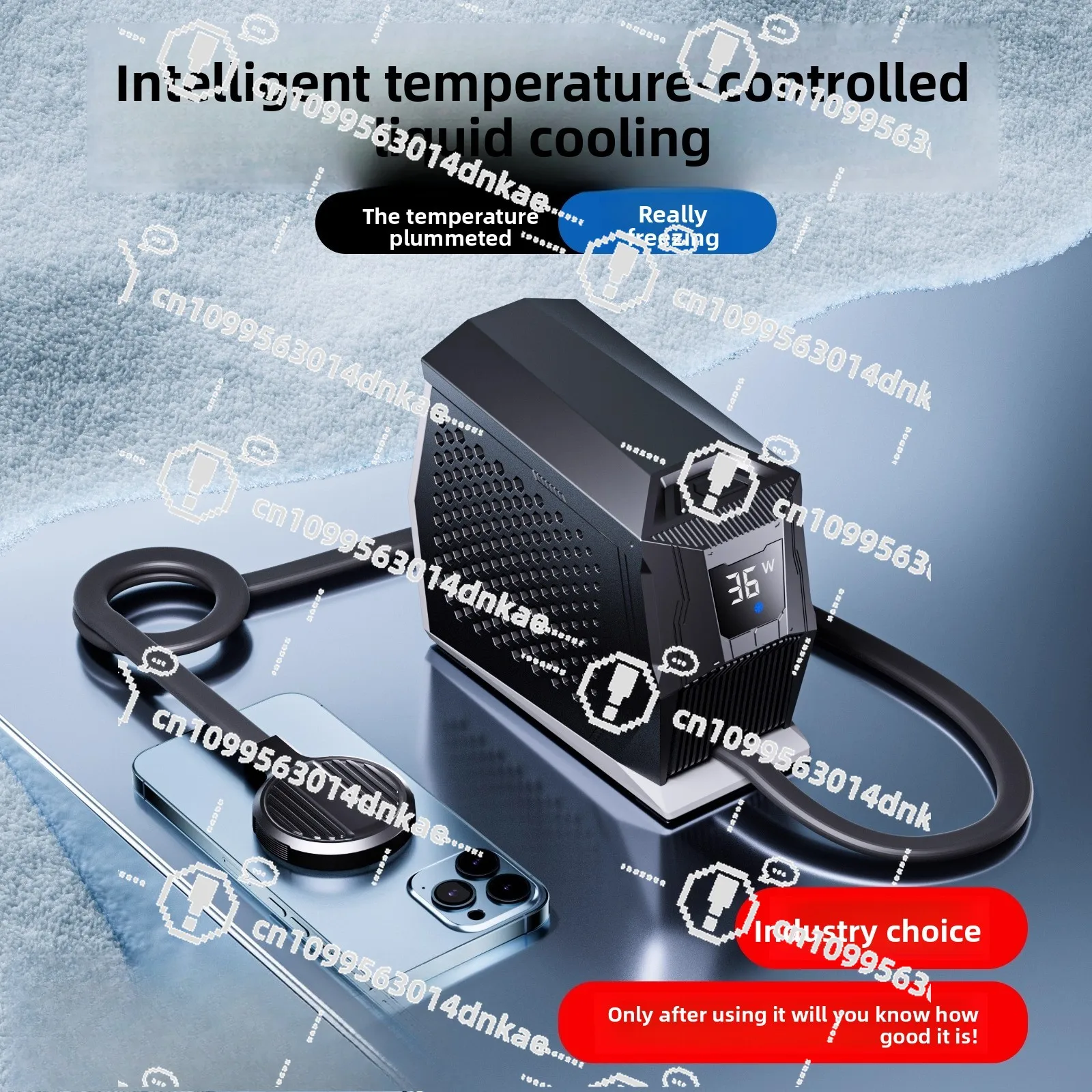 

Liquid-cooled Mobile Phone Radiator, Tablet Water-cooled Semiconductor Refrigeration Icing, Magnetic Suction Cooling, Special