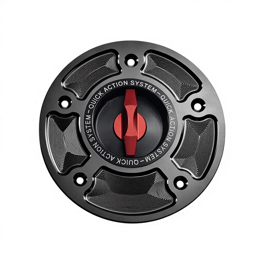 DTRAD for CBR1000RR Front Motorcycle Fuel Tank Cap 2014-2021 Aluminum Alloy Quick Release Keyless Tank Cover Includes