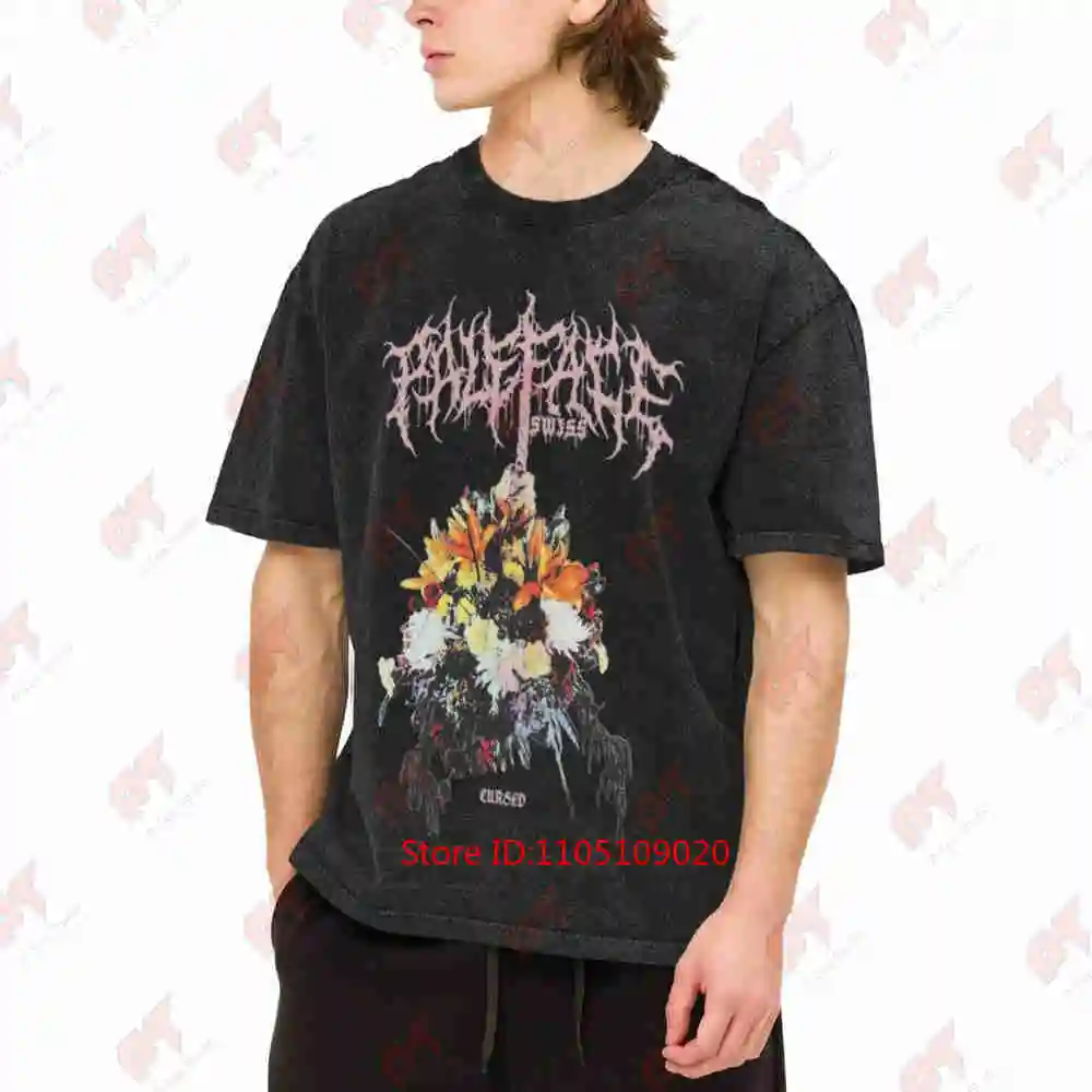 Paleface Swiss Band Vintage Washed Tee Pure Cotton T-Shirt