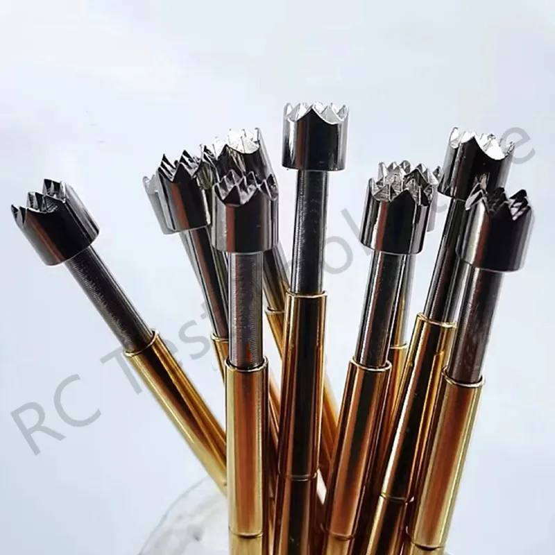 20/100PCS P160-H4 Spring Test Pin Test Probe 23 or 24.5mm Dia 2.0mm Needle Pogo Pin P160-H 1.36mm Circuit Board PCB Test Tool