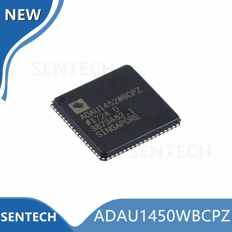 10PCS/LOT 100%  New Original ADAU1450WBCPZ LFCSP-72 DSP digital audio processor chip