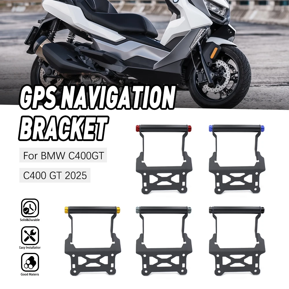 

2025 New Motorcycle Phone Holder Stand GPS Navigation Plate Bracket For BMW C400GT C400 GT C 400 GT