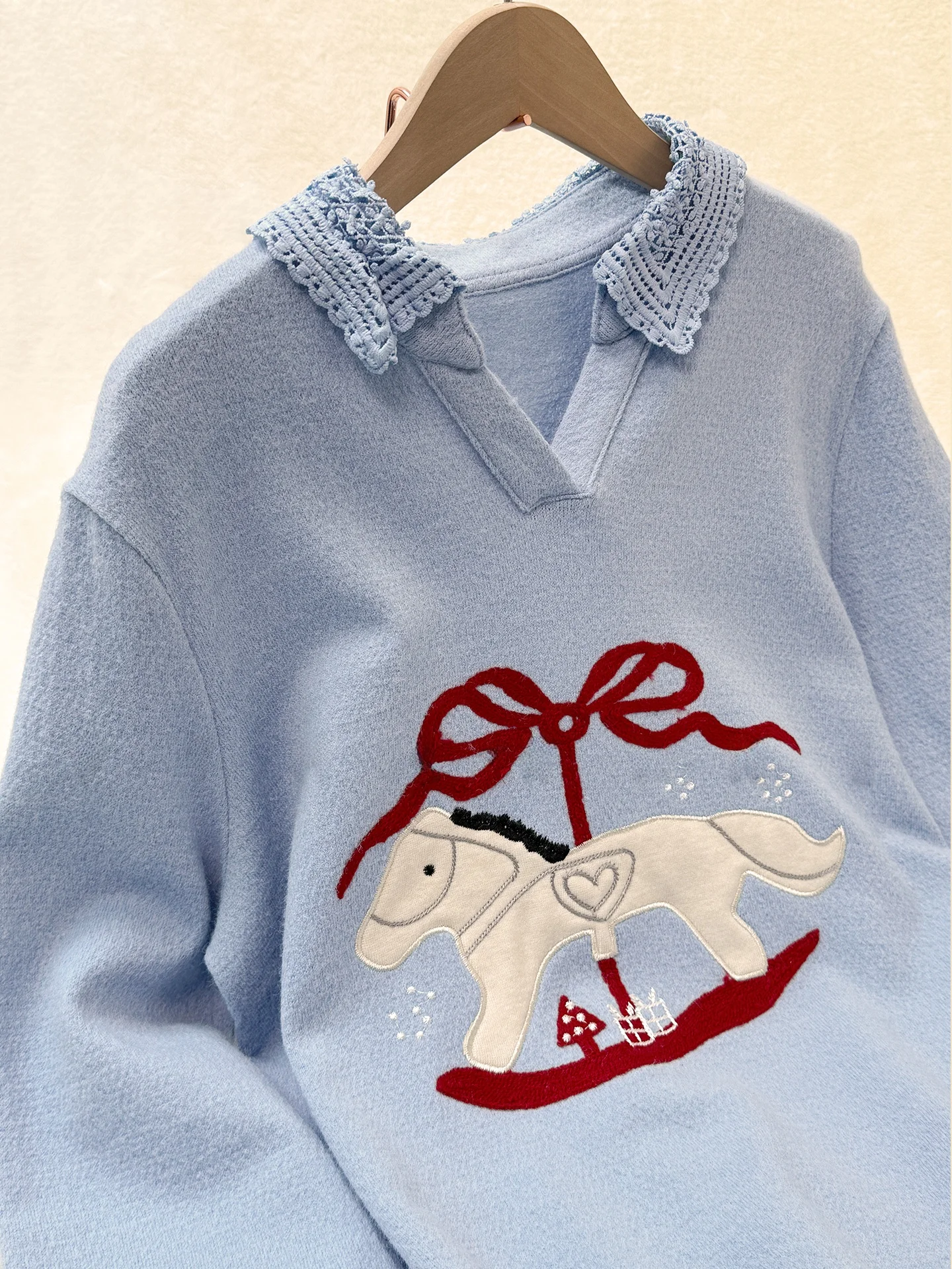 

Женский винтажный топ PTHERYNE с длинным рукавом, вышивкой и воротником на крючках, свободного кроя, из органического хлопка, осень-зима