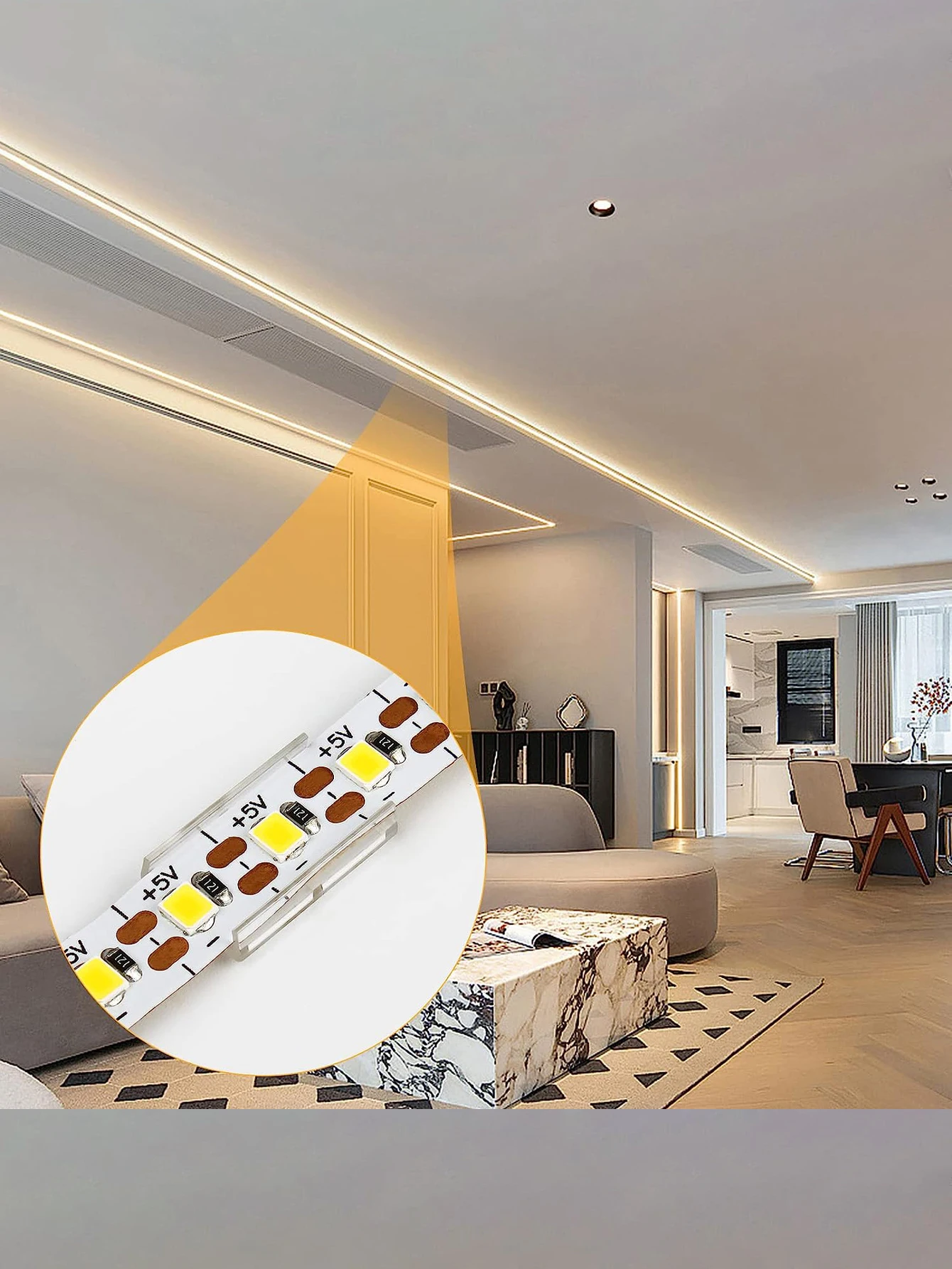 20/50pcs Set LED Strip Installation Clips with 10mm Wide Bracket And Compatible Stainless Steel Cross Screw Mounting Brackets