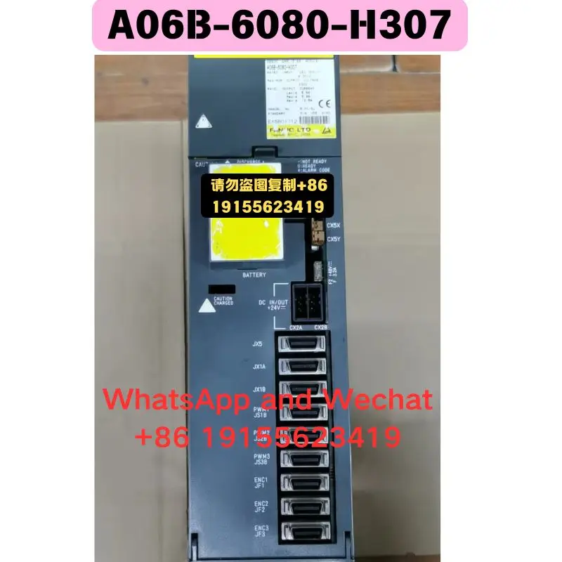 Used OEM disassembled parts A06B-6080-H307 Driver Functional test OK Quick delivery