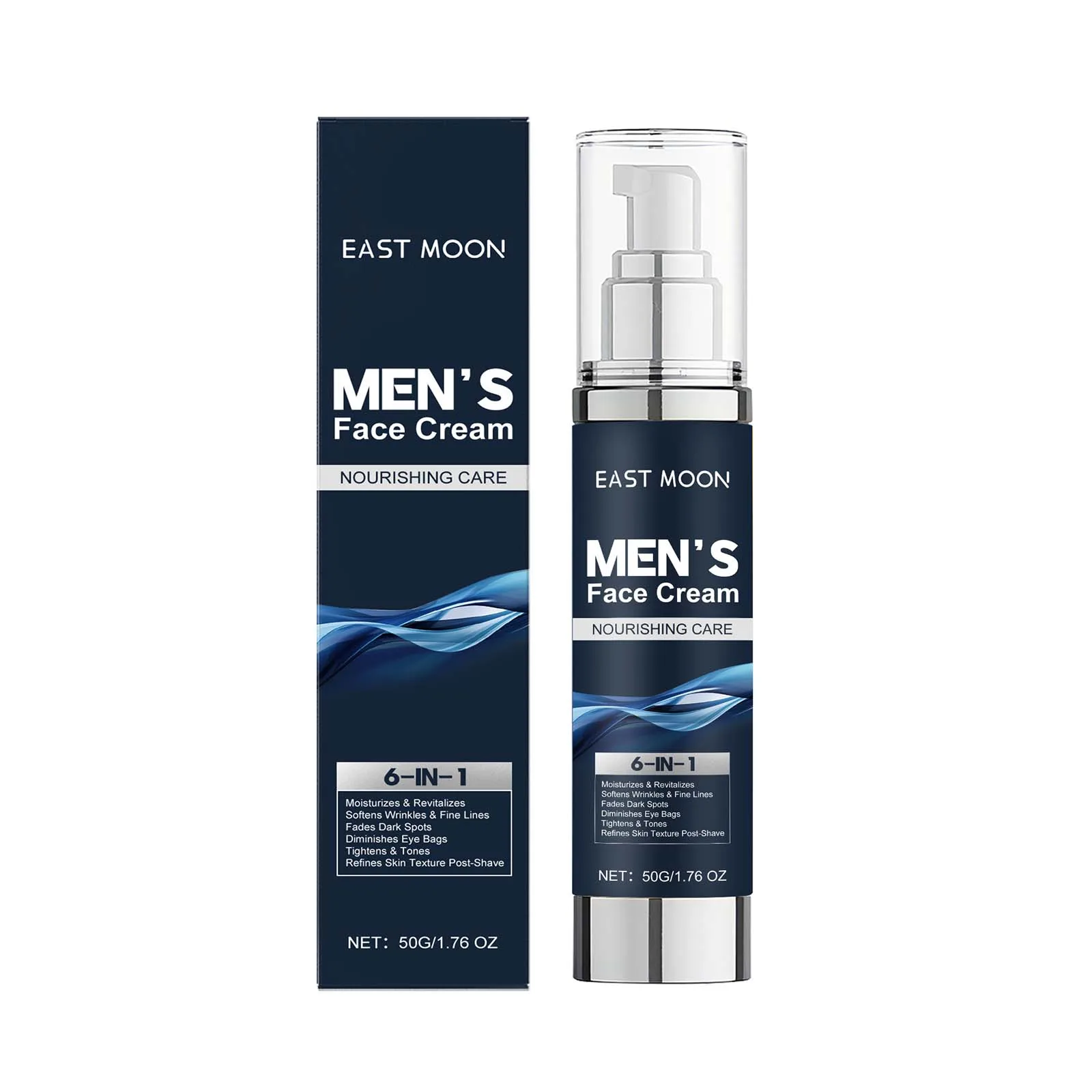 East Moon Men's Deep Moisturizing Cream Enhances Skin Elasticity Facial Aftershave Care Moisturizes Eye Area Multi-purpose Cream