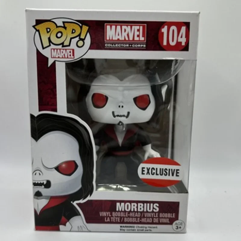 Figura de Vinilo Funko Pop de Morbius de Marvel en Tendencia, Set de Morbius # 104 y Zombie Morbius # 105 Juguetes Coleccionables para Regalos de Fanáticos de Superhéroes