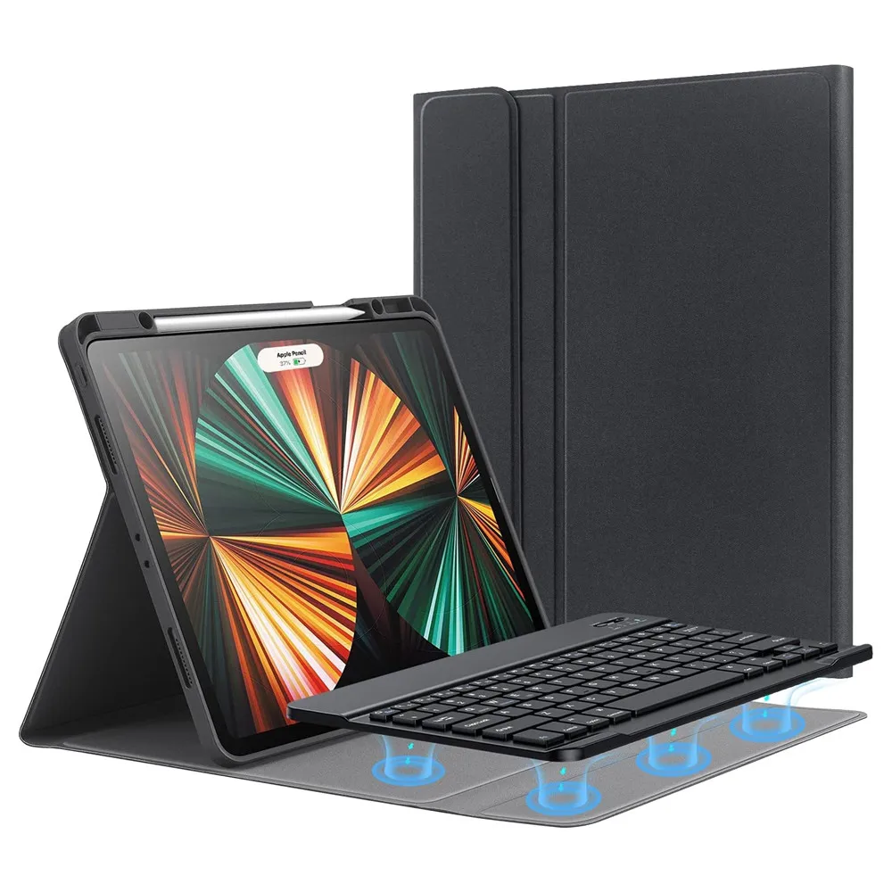 

Wireless Keyboard Case for iPad Pro 12.9 Magnetic Detachable Wireless Bluetooth Keypad Cover with Pencil Holder for iPad Pro12.9