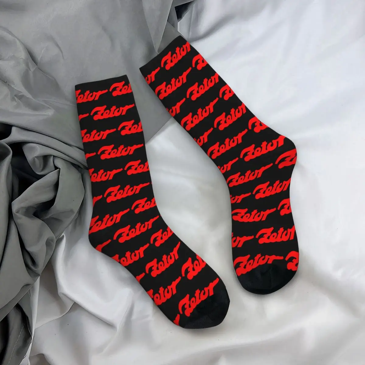 Szalona kompresja LOGO Cool Sock dla mężczyzn Harajuku Fendt Quality Pattern Crew Sock Nowość